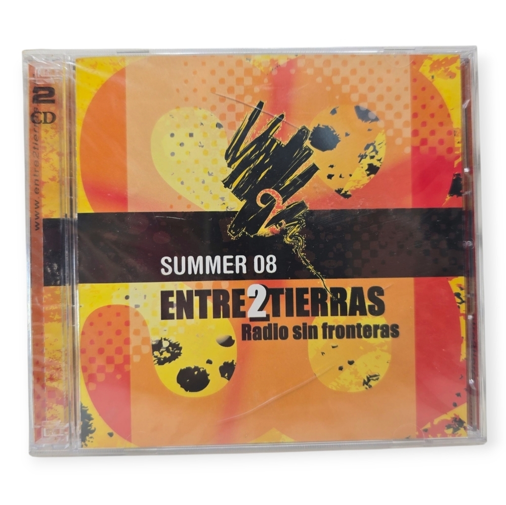 Entre2Tierras Summer 08‎ Promo 2-CD Album Latin Alt Rock Reggaeton Indie Rare